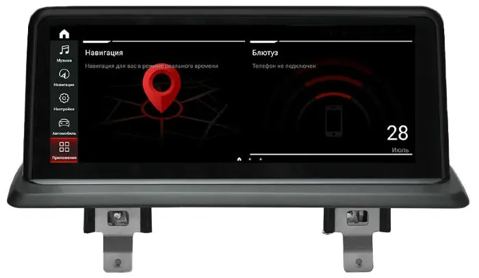 Parafar для BMW X5 / Z4 серия кузов E53 / E85 1999-2006 врезается в торпеду c idrive с IPS матрицей 10.25" на Android 13.0 PF5205T2a138 / 128