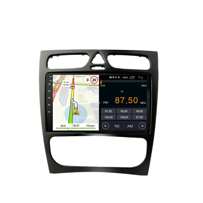 Магнитола для Mercedes-Benz C 2002-2004/CLK 2002-2006 W203/W209 Parafar на Андроид 13.0 PF205UHD