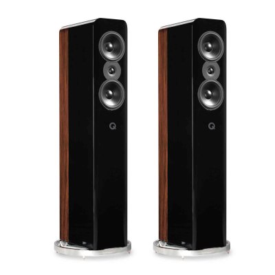 Q-Acoustics Concept 500 (QA2810) Gloss Black &amp; Rosewood