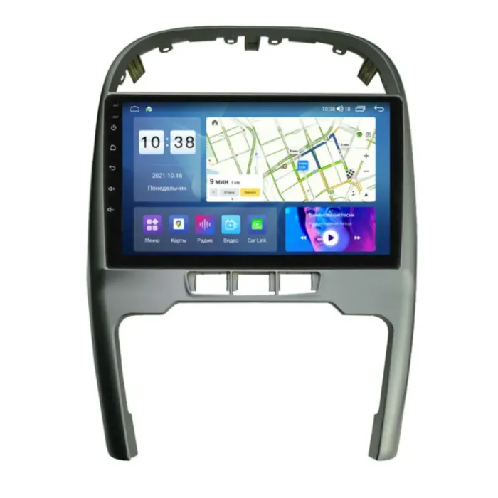 Магнитола для Chery Tiggo 3 2014-2016 цвет Серебро Parafar на Андроид 13.0 PF958MHD