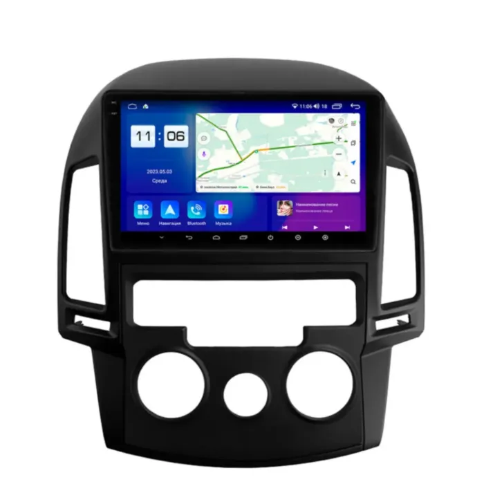 Магнитола для Hyundai i30 2008 - 2011 климат Parafar на Андроид 13.0 PF258T2LUX1U2K