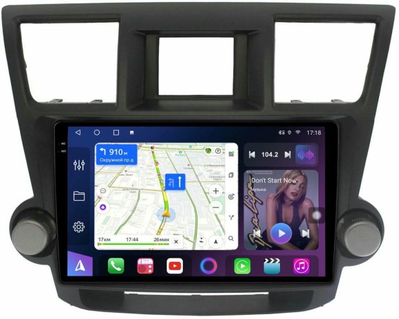 FarCar s400 2K для Toyota Highlander на Android (XXL035M)