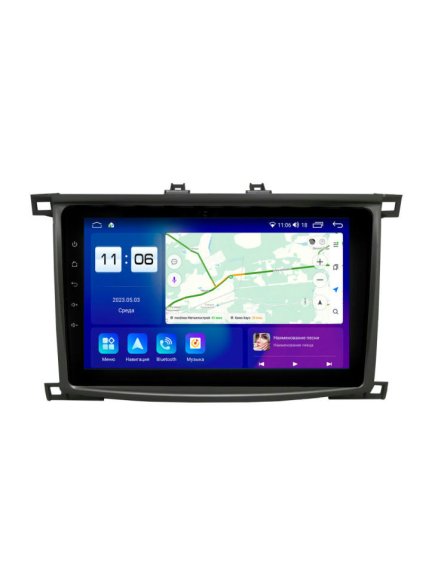 Магнитола для Toyota Land Cruiser 100 2003-2008 Parafar на Андроид 10.0 PF452Lite