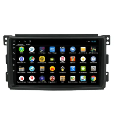 Магнитола для Mercedes-Benz Smart 2005-2010 Parafar (cо встроенным модулем для подключения камер 360) на Андроид 13 PF207XHD360