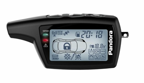 Pandora Брелок  DXL 079 black DX 50 S