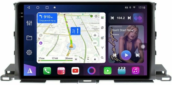 FarCar s400 2K для Toyota Highlander на Android (XXL467M)