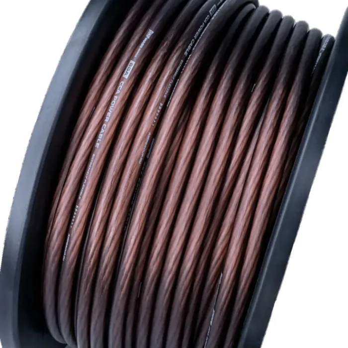 AMP MASS 8Ga CCA Extremely flexible Черный алюминий