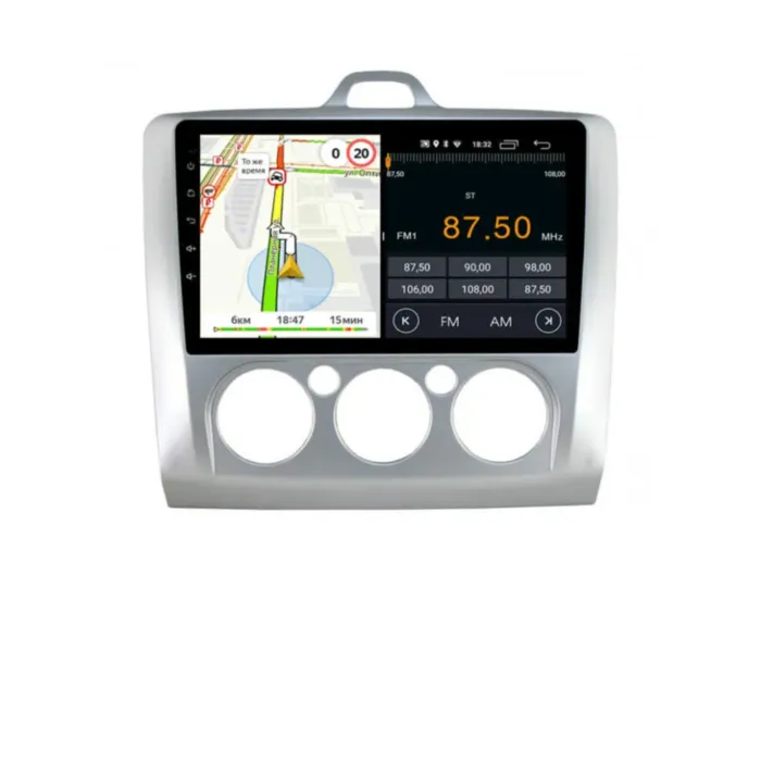 Магнитола для Ford Focus 2 2005-2011 без климата Parafar на Андроид 13.0 PF695MHD