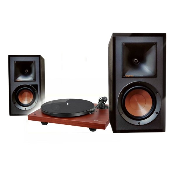 Klipsch R-51PM Black + Music Hall MMF-2.3 SE Walnut