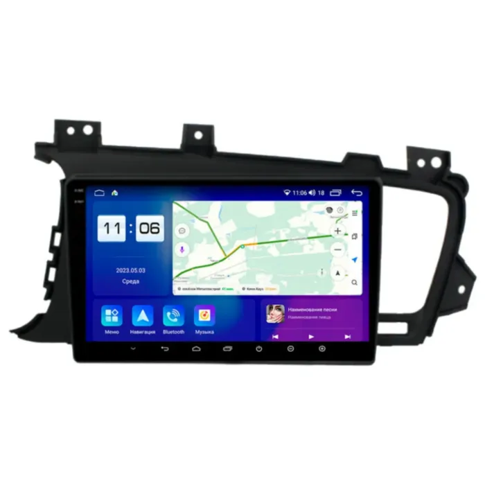 Магнитола для Kia Optima 3 2010-2013 Parafar (cо встроенным модулем для подключения камер 360) на Андроид 13.0 PF480T1U2K360