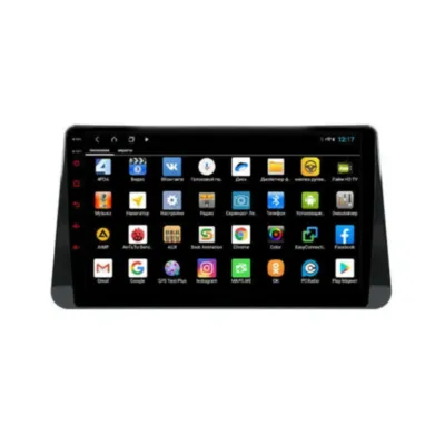 Магнитола для Nissan Juke 2017+ черная глянцевая Parafar на Андроид 10.0 PF790T2Lite