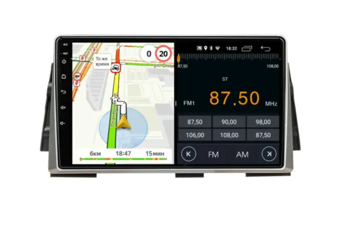 Магнитола для Nissan Juke 2017+ серебристая Parafar на Андроид 13.0 PF790T1RNF