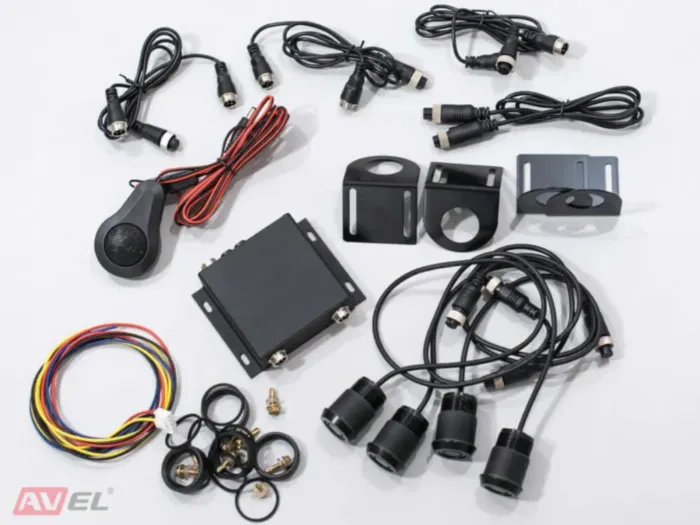 AVEL AVS4714BM (AHD) + AVS407CPR01 + PS-06V + 2 x AVS20CC 4pin