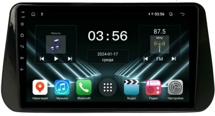 FarCar для Hyundai Santa Fe на Android (DX3325M)