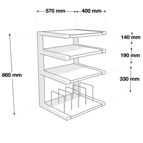 NorStone Esse Hifi VInyl Black/Wal