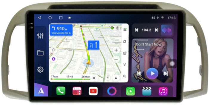 FarCar s500 Plus 2K для Nissan Micra March K12 на Android (XXL3305M)