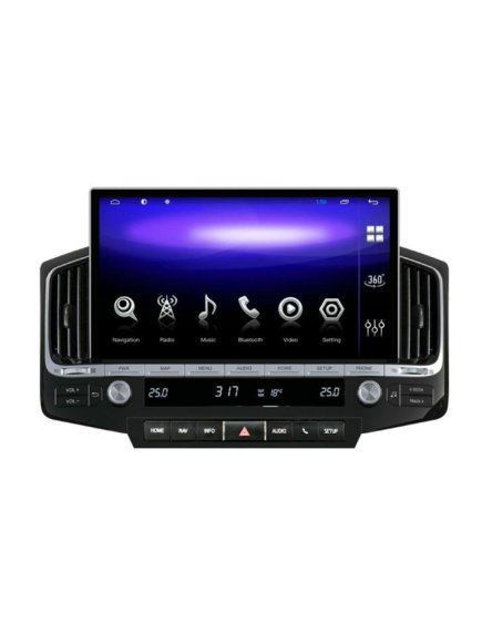 Магнитола Parafar для Toyota Land Cruiser 2016-2021 5.7 VXR, 360, JBL память 6/128 Гб экран 13" на Андроид 13.0 PF567L13 встроенный 360