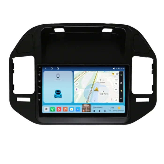 Магнитола для Mitsubishi Pajero 3 1999-2006 Parafar на Андроид 14.0 PF228KHD