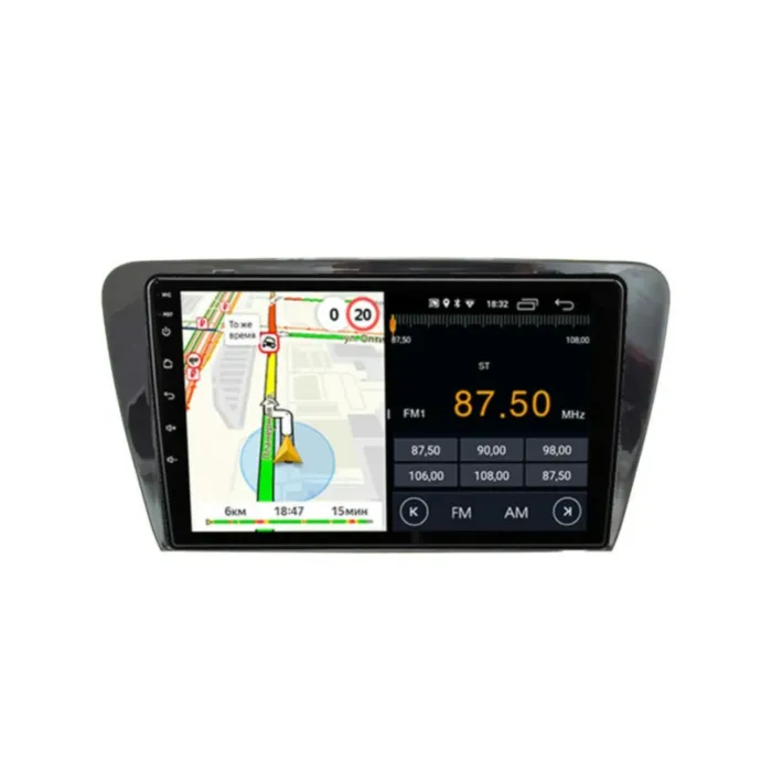 Магнитола для Skoda Rapid 1, 1 рест 2012-2020 глянцевая Parafar (cо встроенным модулем для подключения камер 360) на Андроид 13.0 PF943T2RNP360