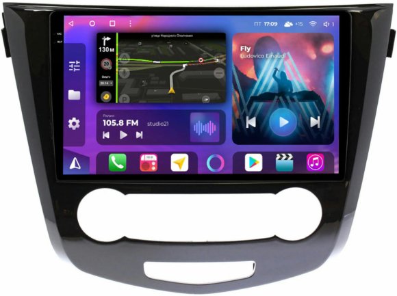 FarCar s400 2K для Nissan Qashqai, X-Trail на Android (BX665M кондей)