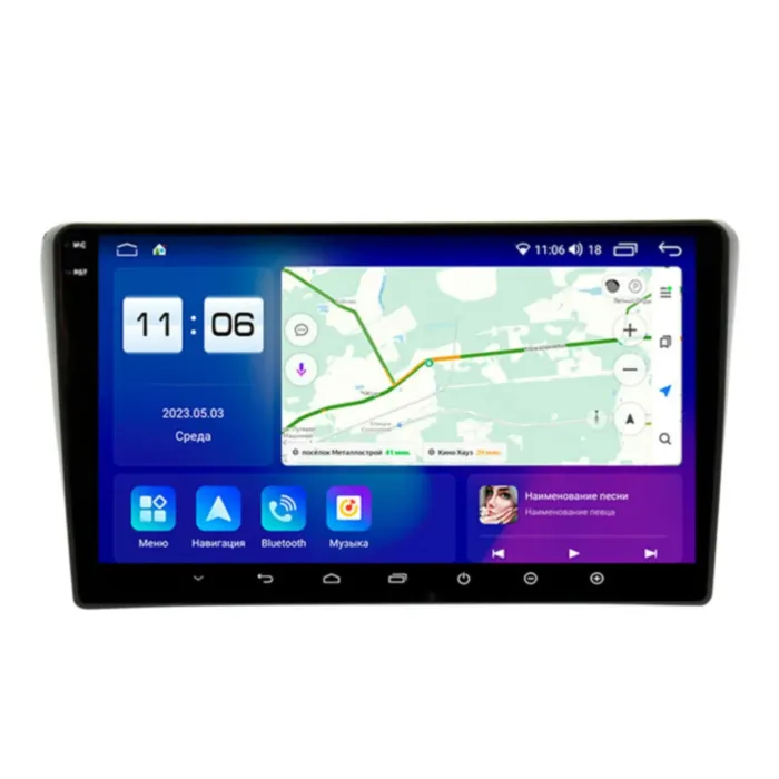 Магнитола для Toyota Avensis 2003-2009 Parafar (cо встроенным модулем для подключения камер 360) на Андроид 13.0 PF697U2K360