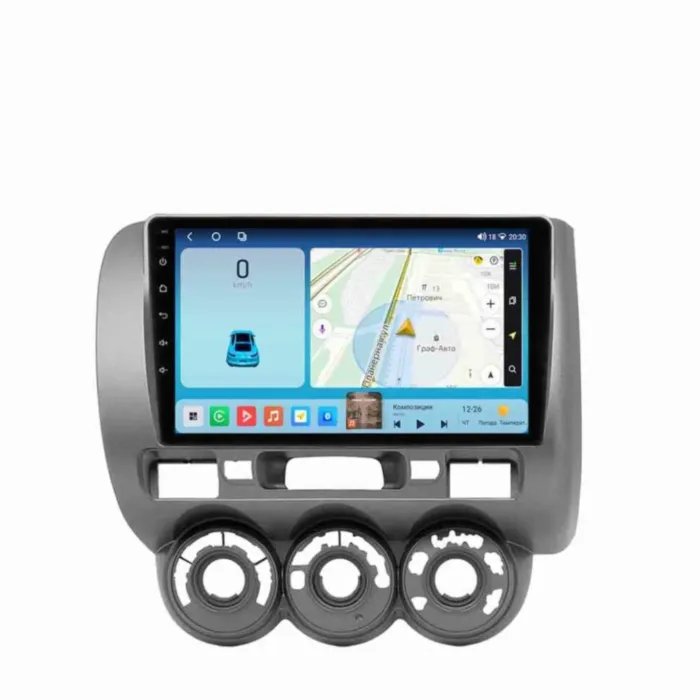 Магнитола для Honda City, Fit, Jazz 2002-2008 кондиционер Parafar на Андроид 14.0 PF637KHD