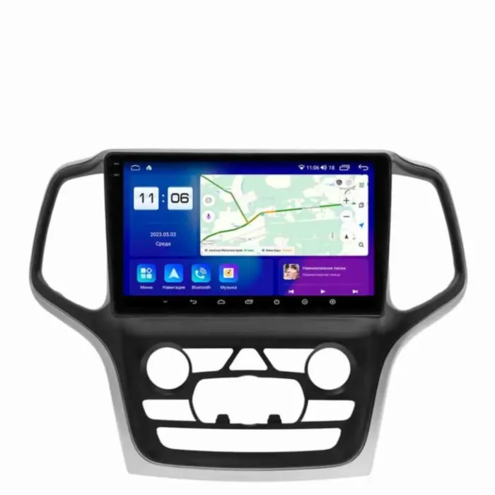 Магнитола для Jeep Grand Cherokee 2014-2017 Parafar (cо встроенным модулем для подключения камер 360) на Андроид 13.0 PF652T1U2K360