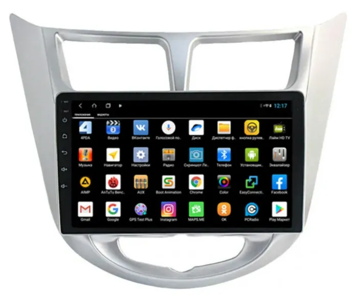 Магнитола для Hyundai Solaris 2010-2016 Parafar (cо встроенным модулем для подключения камер 360) на Андроид 13 PF067XHD360