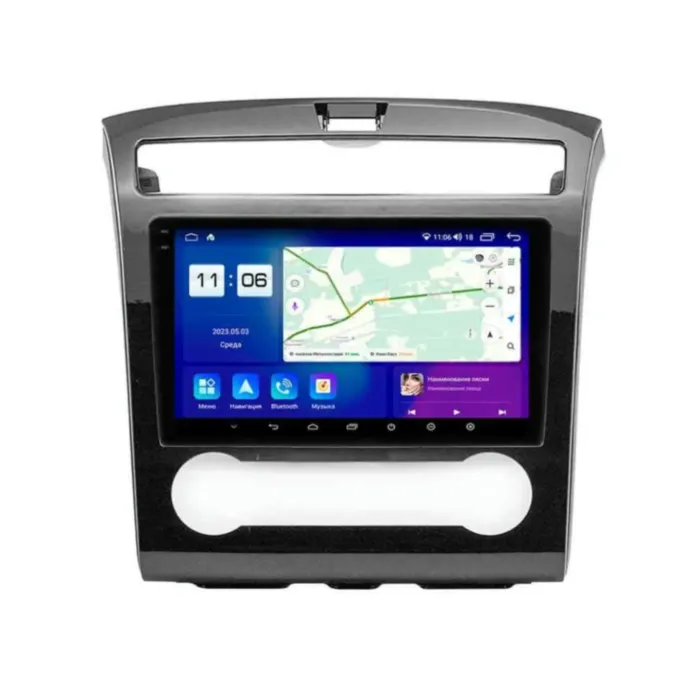 Магнитола для Hyundai Tucson 4 / IX35 2021-2023 кондиционер Parafar (cо встроенным модулем для подключения камер 360) на Андроид 13.0 PF427LUX1U2K360