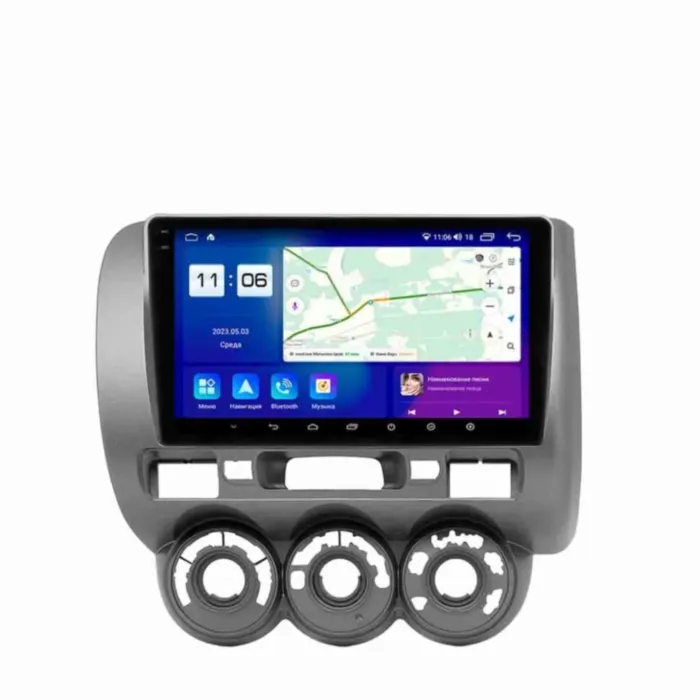 Магнитола для Honda City, Fit, Jazz 2002-2008 кондиционер Parafar на Андроид 13.0 PF637U2K