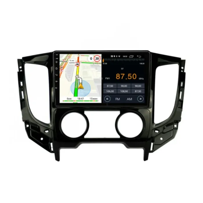 Магнитола для Mitsubishi Triton Manual Ac, Uv Black Parafar на Андроид 13.0 PF168RN2K-AC