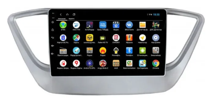 Магнитола для Hyundai Solaris 2017+ Parafar (cо встроенным модулем для подключения камер 360) на Андроид 13 PF766XHD360