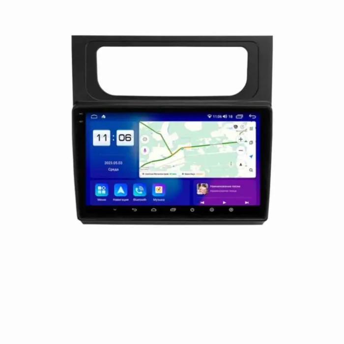 Магнитола для VW Touran 2010-2015 Parafar (cо встроенным модулем для подключения камер 360) на Андроид 13.0 PF631T1LUX1U2K360