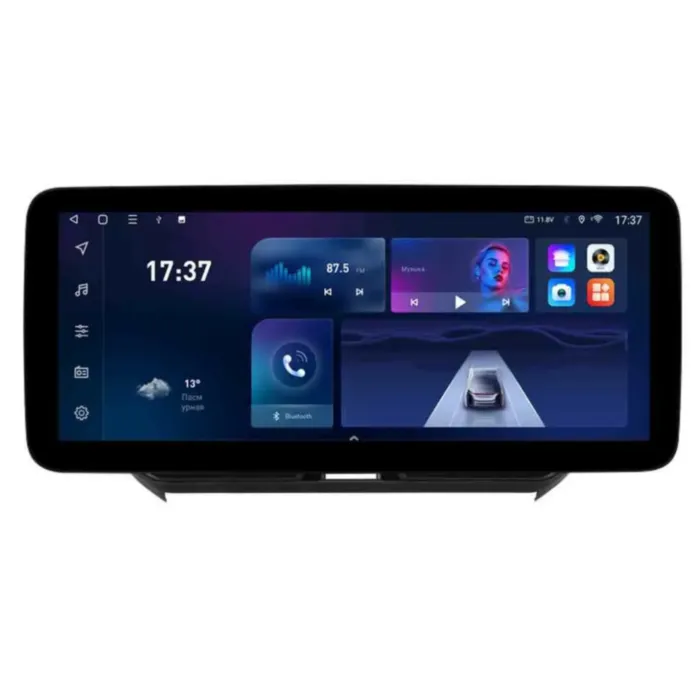 Магнитола для Toyota Harrier 4 XU80 / Venza 2020-2023 Parafar NEO в стиле Mercedes на Андроид 10.0 PF473NRGMm