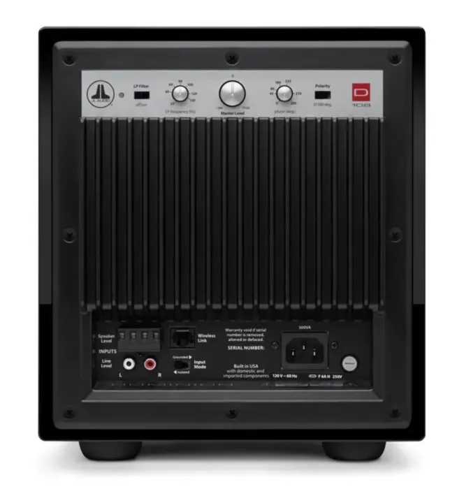 JL Audio Dominion™ d108 Black Gloss