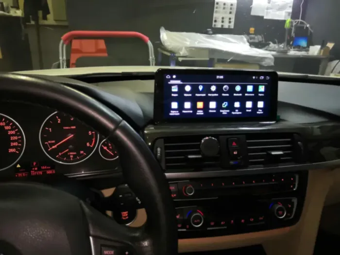 Магнитола для BMW 3 / 4 серия кузов F30 / F31 / F34 2018+ EVO на автомобили без тачскрина Parafar на Андроид 8.1 PF8513i