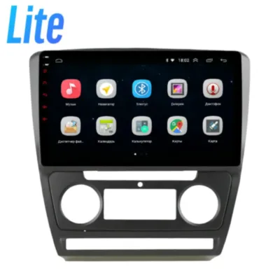 Магнитола для Skoda Octavia A5 2004-2013 черная Parafar на Андроид 10.0 PF005BLite