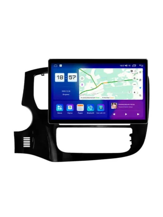 Магнитола для Mitsubishi Outlander 3 2012-2024 9" Parafar (cо встроенным модулем для подключения камер 360) на Андроид 13.0 PF230T2LUX211u2kAIR360