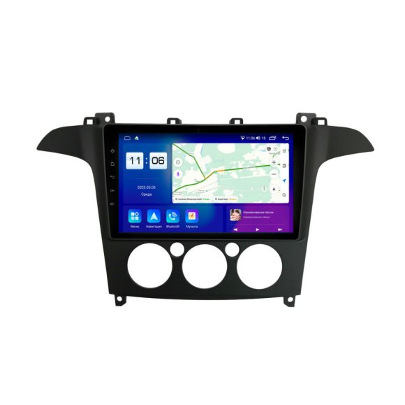 Магнитола для Ford S-MAX 2001-2008 Parafar на Андроид 10.0 PF686T2LUX1Lite