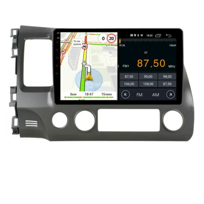 Магнитола для Honda Civic 2006-2011 Parafar на Андроид 12.0 PF044RGu