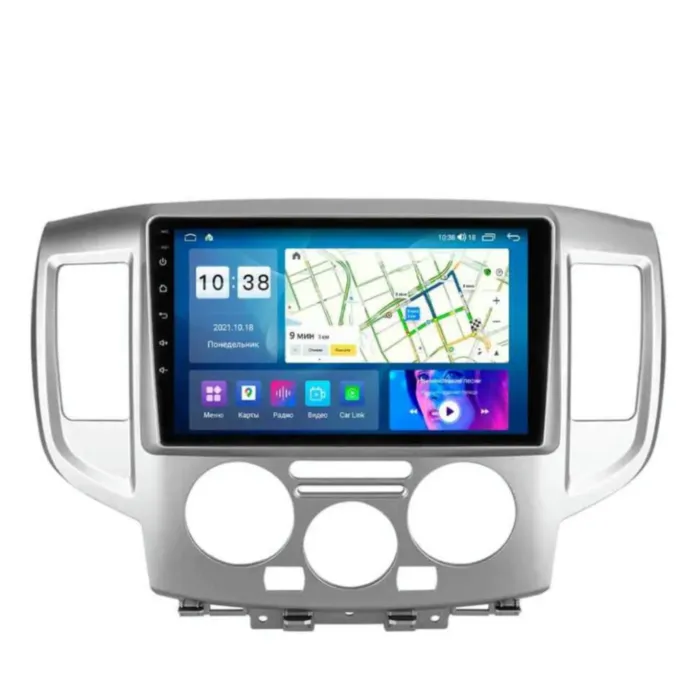 Магнитола для Nissan NV200 2009-2017 Parafar (cо встроенным модулем для подключения камер 360) на Андроид 13 PF442LUX1XHD360