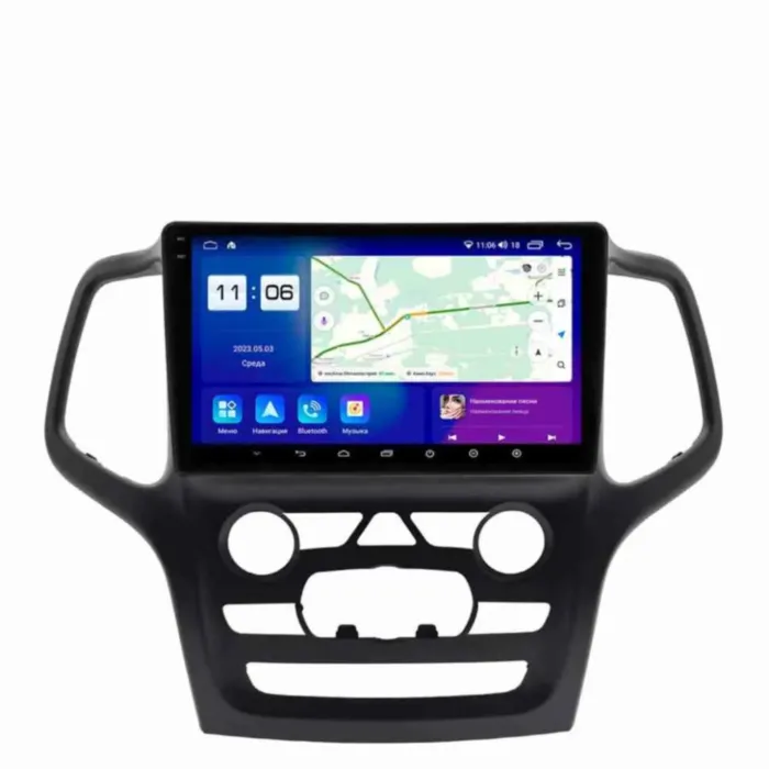 Магнитола для Jeep Grand Cherokee 2014-2017 Parafar (cо встроенным модулем для подключения камер 360) на Андроид 13.0 PF652T2U2K360