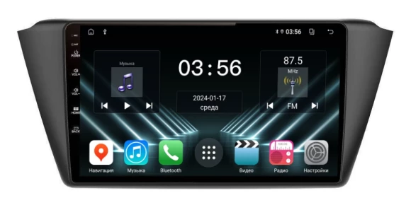 FarCar для Skoda Fabia на Android (D2002M)