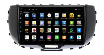 Магнитола для KIA Soul 2019+ с IPS матрицей Parafar (cо встроенным модулем для подключения камер 360) на Андроид 13 PF527XHD360