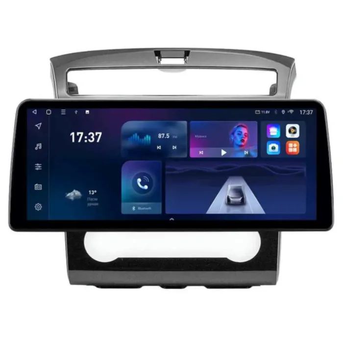 Магнитола для Hyundai Tucson 4 / IX35 2021-2023 кондиционер Parafar NEO в стиле BMW на Андроид 10.0 PF427LUX1NRGBm