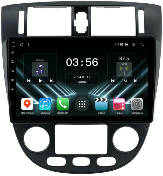 FarCar для Chevrolet Lacetti седан на Android (DX3044M черная климат)