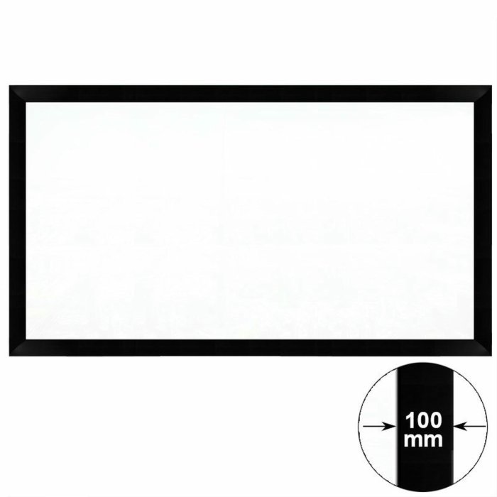 VIDEOVOX HK-100B 180-235-SoundMax4K Звукопрозрачный 4K экран на раме 100 мм