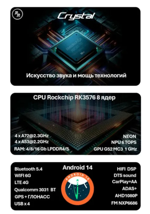 RedPower 850 Crystal PRO 8/256 Гб 10 дюймов