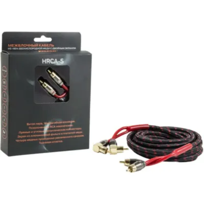 AMP HRCA-5 Межблочный кабель-медь+2 экрана (5м)