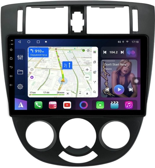 FarCar s400 для Chevrolet Lacetti седан на Android (HL3044M черная кондей)